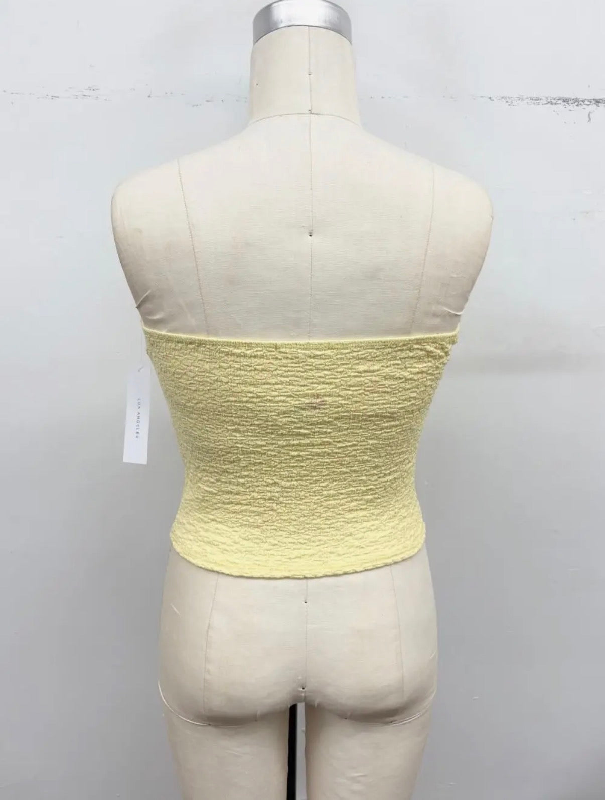 Sun-Kissed Twist Front Bandeau Top