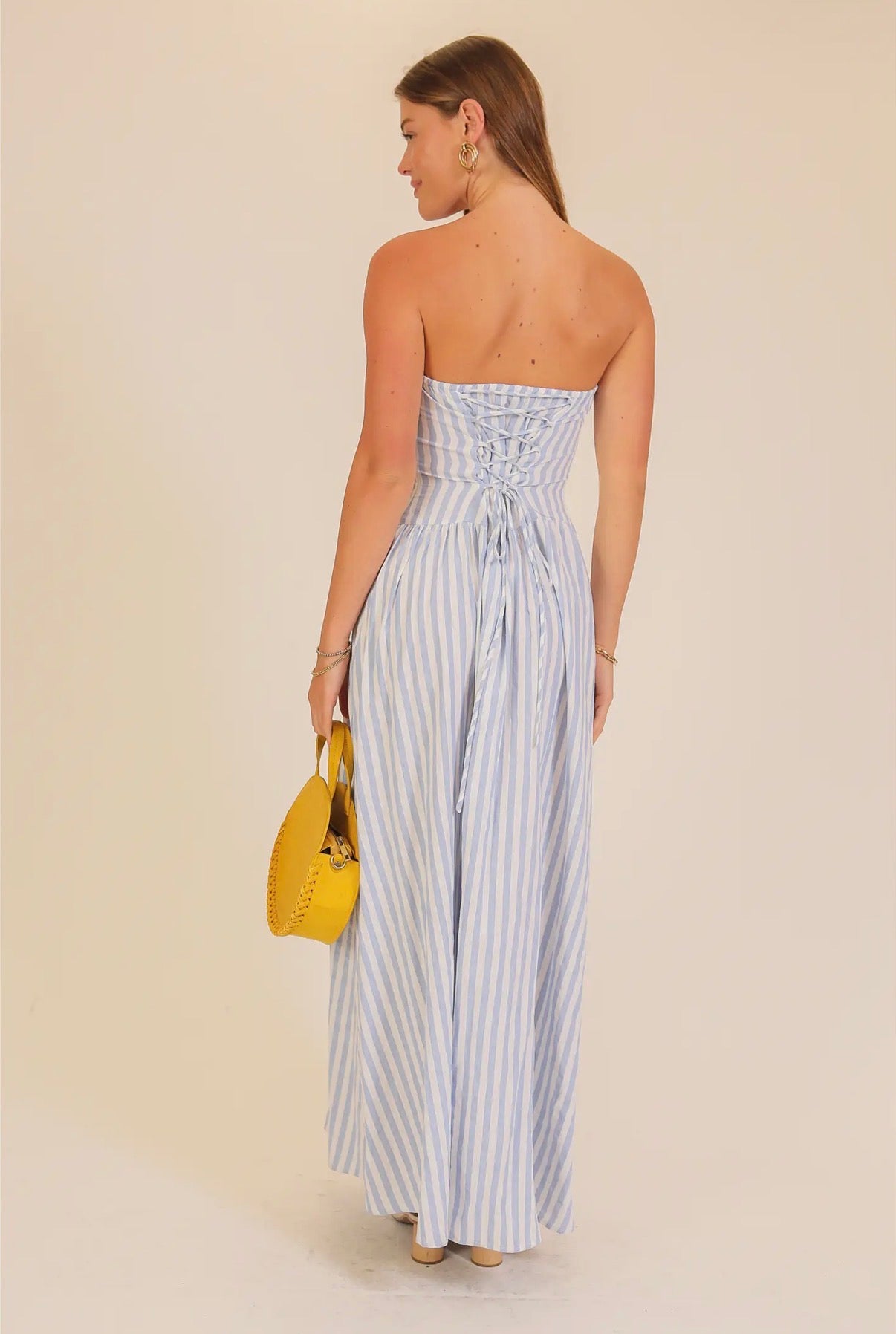 Sea-side Slit Maxi Dress